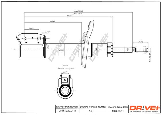 Dr!ve+ DP1610.10.0141 - Амортизатор autocars.com.ua