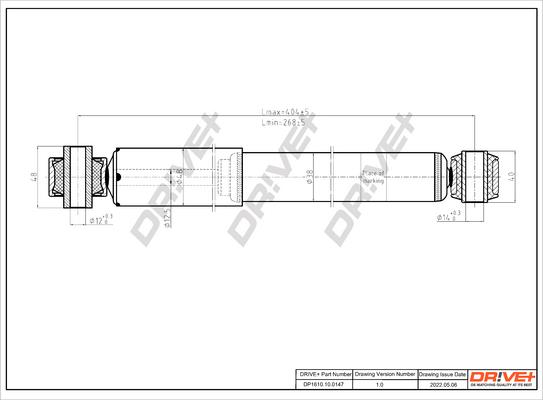 Dr!ve+ DP1610.10.0147 - Амортизатор autocars.com.ua