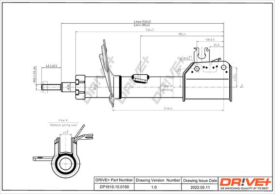 Dr!ve+ DP1610.10.0150 - Амортизатор autodnr.net