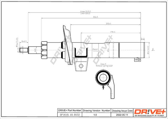 Dr!ve+ DP1610.10.0152 - Амортизатор autocars.com.ua