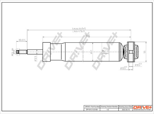 Dr!ve+ DP1610.10.0158 - Амортизатор autocars.com.ua