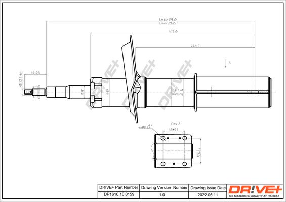 Dr!ve+ DP1610.10.0159 - Амортизатор autodnr.net