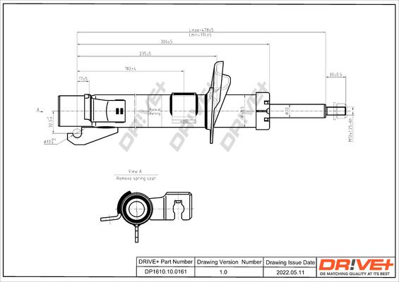 Dr!ve+ DP1610.10.0161 - Амортизатор autocars.com.ua