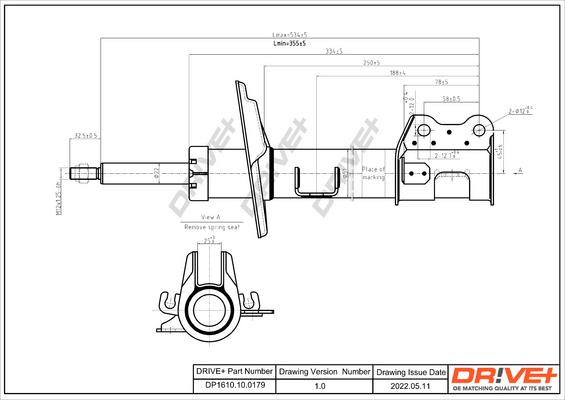 Dr!ve+ DP1610.10.0179 - Амортизатор autocars.com.ua