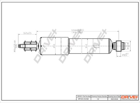 Dr!ve+ DP1610.10.0182 - Амортизатор autodnr.net