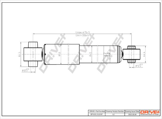 Dr!ve+ DP1610.10.0197 - Амортизатор autodnr.net