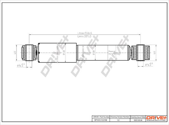 Dr!ve+ DP1610.10.0198 - Амортизатор autocars.com.ua