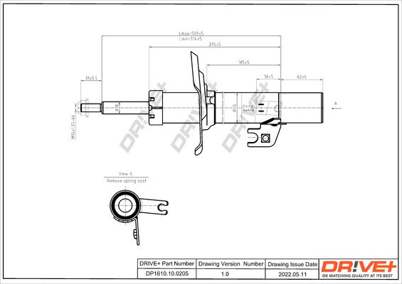 Dr!ve+ DP1610.10.0205 - Амортизатор autocars.com.ua