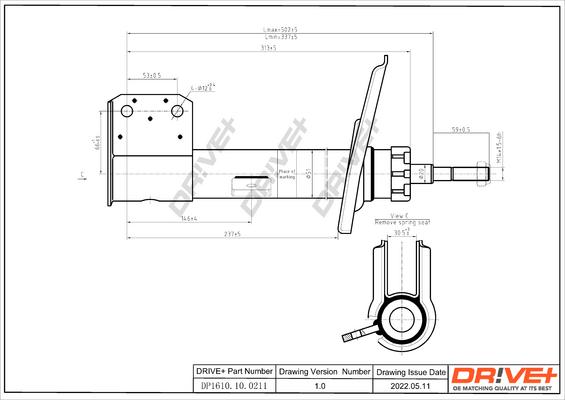 Dr!ve+ DP1610.10.0211 - Амортизатор autocars.com.ua