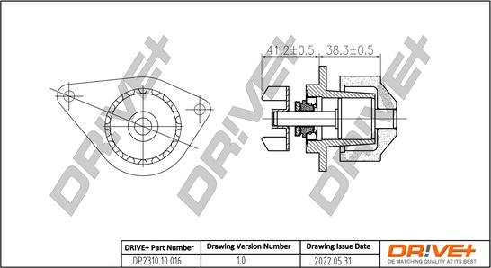 Dr!ve+ DP2310.10.016 - Водяний насос autocars.com.ua