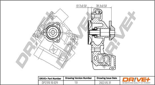 Dr!ve+ DP2310.10.029 - Водяной насос autodnr.net