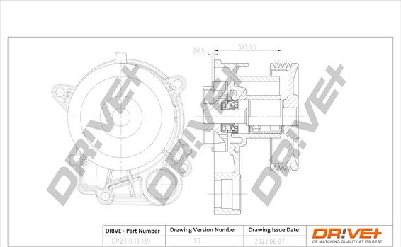 Dr!ve+ DP2310.10.139 - Водяний насос autocars.com.ua