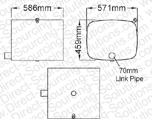 DSS 230473 - Паливний бак autocars.com.ua