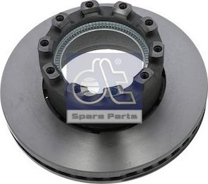 DT Spare Parts 10.34107 - Гальмівний диск autocars.com.ua