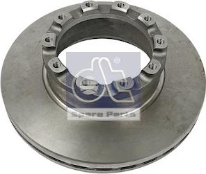 DT Spare Parts 10.34108 - Гальмівний диск autocars.com.ua