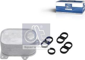DT Spare Parts 11.13027 - Масляний радіатор, рухове масло autocars.com.ua