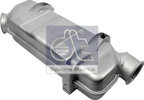 DT Spare Parts 1.12572 - Середній / кінцевий глушник ОГ autocars.com.ua