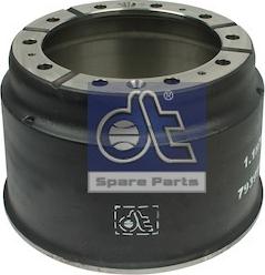 DT Spare Parts 1.18700 - Гальмівний барабан autocars.com.ua