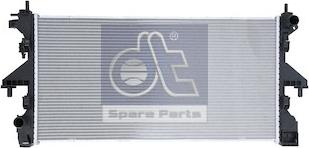 DT Spare Parts 12.17010 - Радіатор, охолодження двигуна autocars.com.ua