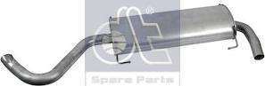 DT Spare Parts 12.27154 - Середній / кінцевий глушник ОГ autocars.com.ua