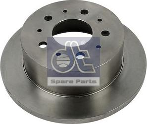 DT Spare Parts 12.41001 - Гальмівний диск autocars.com.ua