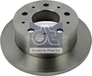 DT Spare Parts 12.41002 - Гальмівний диск autocars.com.ua