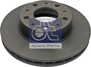 DT Spare Parts 12.41003 - Гальмівний диск autocars.com.ua