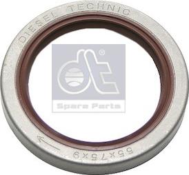 DT Spare Parts 1.24267 - Ущільнене кільце валу, фланець ступінчастої коробки передач autocars.com.ua