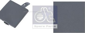 DT Spare Parts 12.82114 - Заслінка, буксирний гак autocars.com.ua