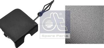 DT Spare Parts 12.82115 - Заслінка, буксирний гак autocars.com.ua