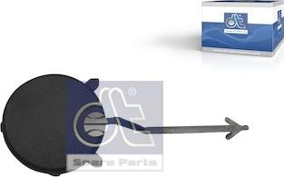 DT Spare Parts 12.82116 - Заслінка, буксирний гак autocars.com.ua