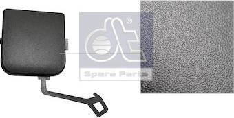 DT Spare Parts 12.82118 - Заслонка, буксирный крюк avtokuzovplus.com.ua