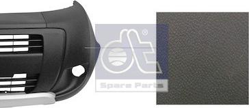 DT Spare Parts 12.82208 - Буфер, бампер autocars.com.ua