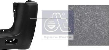 DT Spare Parts 12.82304 - Буфер, бампер autocars.com.ua