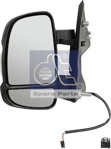 DT Spare Parts 12.83003 - Зовнішнє дзеркало, кабіна водія autocars.com.ua