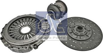 DT Spare Parts 1.31391 - Комплект зчеплення autocars.com.ua