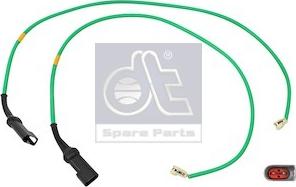 DT Spare Parts 13.31027 - Сигналізатор, знос гальмівних колодок autocars.com.ua