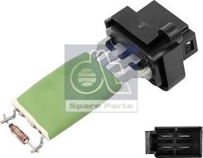 DT Spare Parts 13.71045 - Опір, реле, вентилятор салону autocars.com.ua