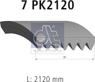 DT Spare Parts 14.16002 - Поликлиновой ремень autodnr.net