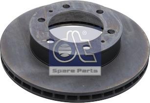 DT Spare Parts 14.43025 - Гальмівний диск autocars.com.ua