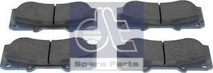 DT Spare Parts 14.94000 - Гальмівні колодки, дискові гальма autocars.com.ua