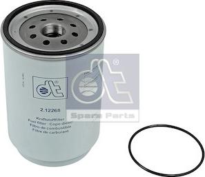DT Spare Parts 2.12268 - Топливный фильтр autocars.com.ua