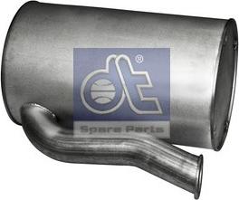 DT Spare Parts 2.14153 - Середній / кінцевий глушник ОГ autocars.com.ua