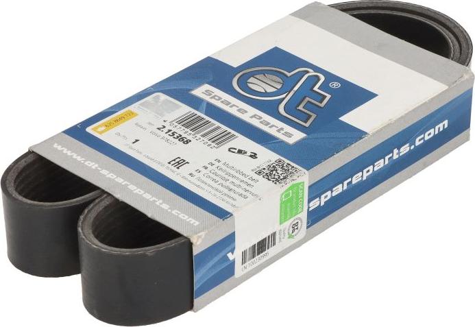 DT Spare Parts 2.15368 - Поликлиновой ремінь autocars.com.ua