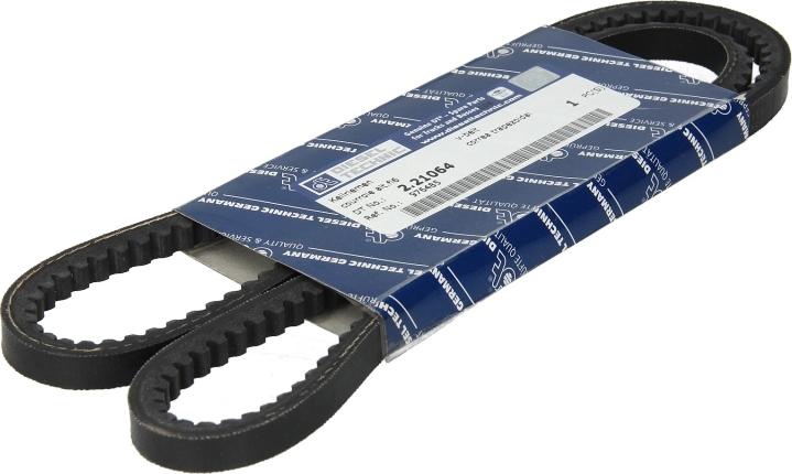 DT Spare Parts 2.21064 - Клиновий ремінь autocars.com.ua