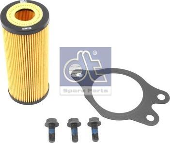 DT Spare Parts 2.32174 - Масляний фільтр, ступінчаста коробка передач autocars.com.ua
