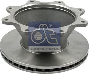 DT Spare Parts 2.40342 - Гальмівний диск autocars.com.ua