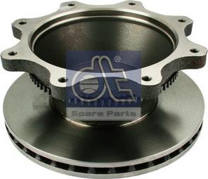 DT Spare Parts 2.40343 - Гальмівний диск autocars.com.ua
