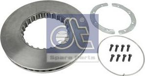 DT Spare Parts 2.40550 - Тормозной диск avtokuzovplus.com.ua