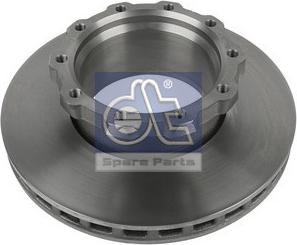 DT Spare Parts 2.40557 - Тормозной диск avtokuzovplus.com.ua